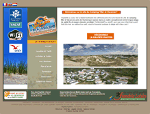 Tablet Screenshot of camping-mer-et-vacances.com